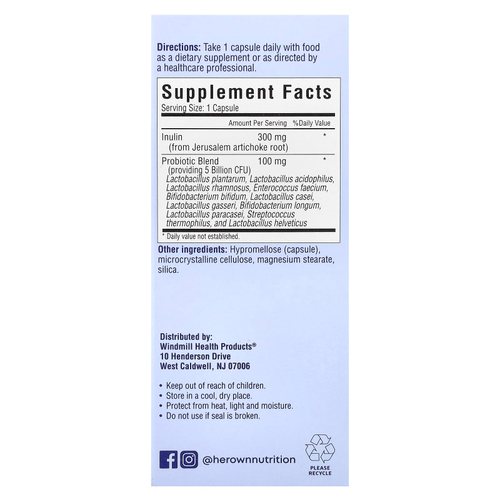 Her Own, пробиотик, 30 капсул