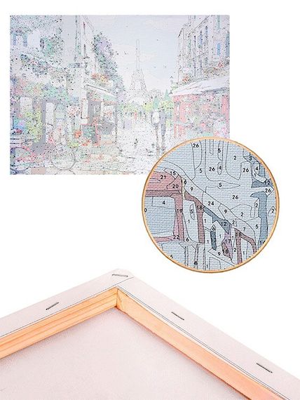 Nömrələr ilə rəngləmə \ Картина по номерам  Париж весной
