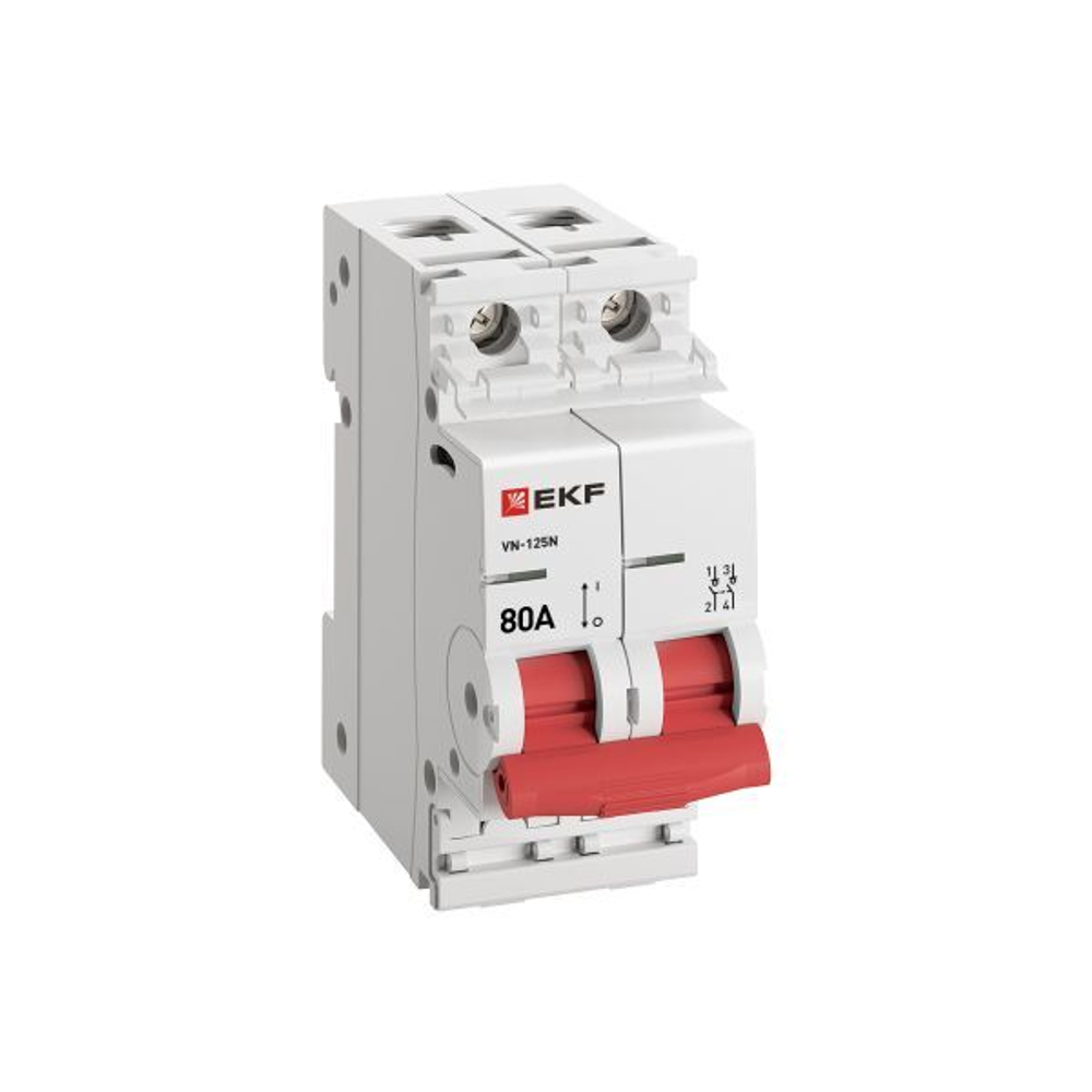 Выключатель нагрузки ВН-125N 2Р 80А PROXIMA EKF