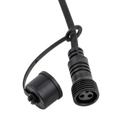 UDL-K230 6-E27-5M IP54 BLACK BELT-LIGHT GREENHOUSE Гирлянда для освещения теплиц. 5м + 3м сетевой шнур. 6 подвесов 1м с патроном E27. шаг 100см. Чёрная. TM Uniel