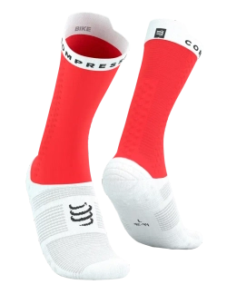 Носки Pro Racing V4.0 Bike FLUO RED/WHITE