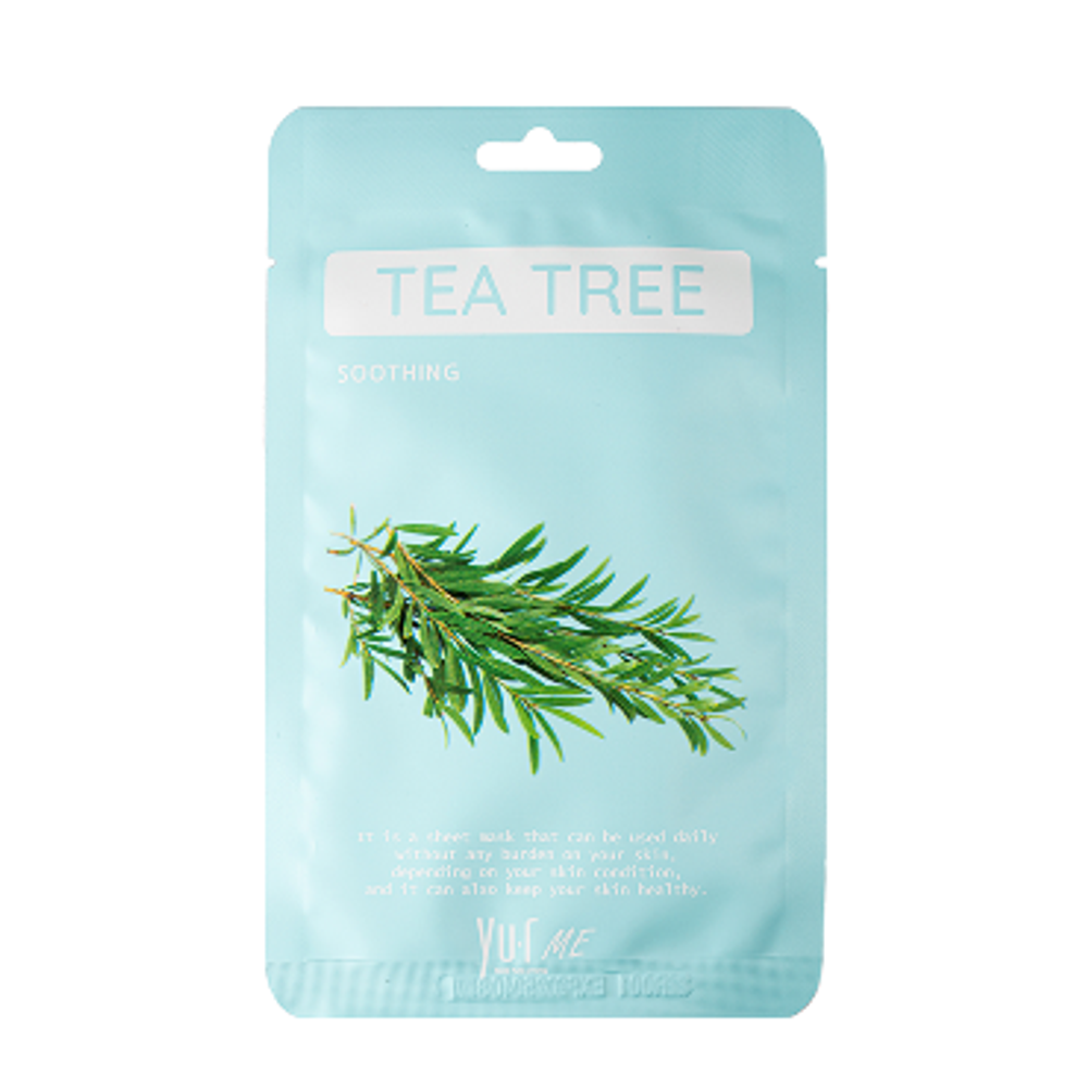 YU.R ME Тканевая маска для лица с экстрактом чайного дерева | Yu.r Me Tea Tree Sheet Mask