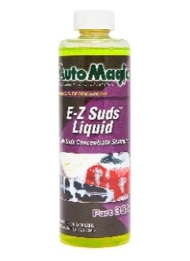AutoMagic  E-Z suds liquid - шампунь для ручной мойки с лимонным ароматом, 516мл