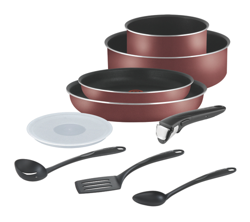 Набор посуды Tefal Ingenio RED 9 предметов 04186840