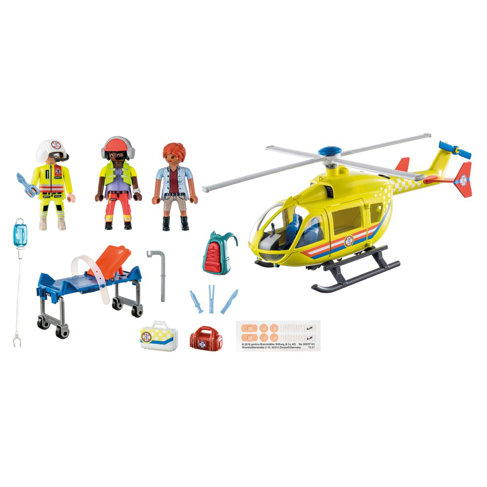 Playmobil City Life 71203 Спасательный вертолёт 48 деталей — фото 2