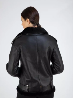 Дубленка авиатор натуральная зимняя