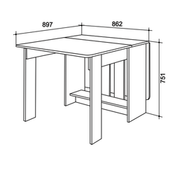 «Стол-книжка ПВХ» (венге), ЛДСП, Мебельсон, г. Ижевск