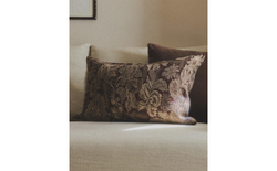 Zara Home наволочка декоративная из хлопка, коричневый