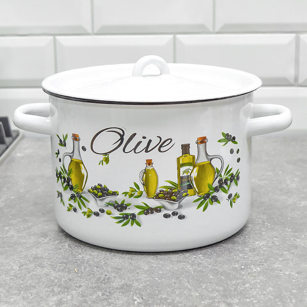 Набор кастрюль "Оливки-маслины"