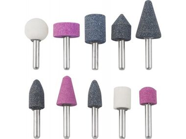 GSK10 Универсальные профильные шлифовальные насадки в наборе, O 6 мм,  10 предметов