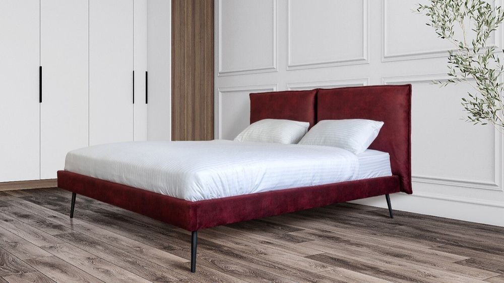 Кровать Сильвия 1,6 Бордо