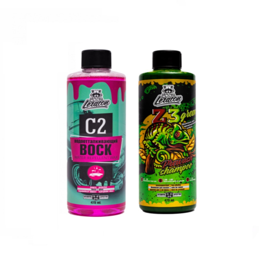 Набор для мойки с воском Z3 Green+Воск C2