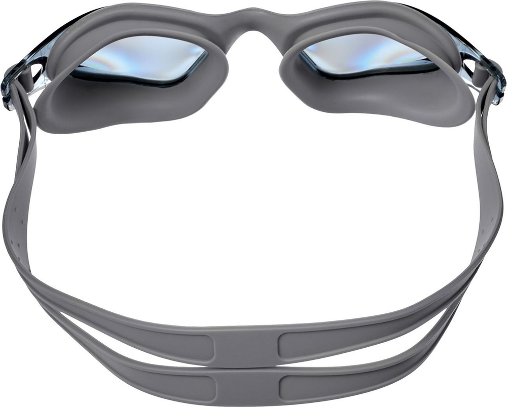 Очки для плавания, серия "Комфорт", серые, цвет линзы - серый