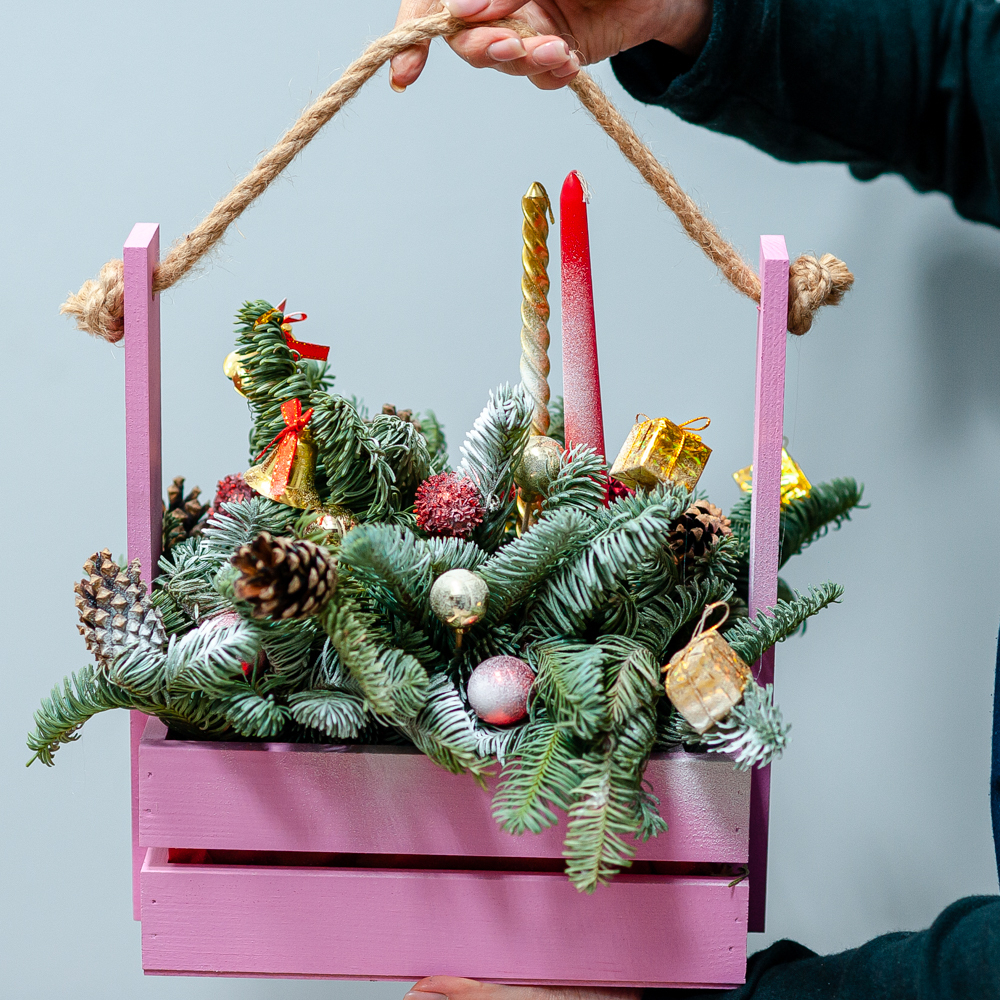 Новогодняя композиция из нобилиса 16