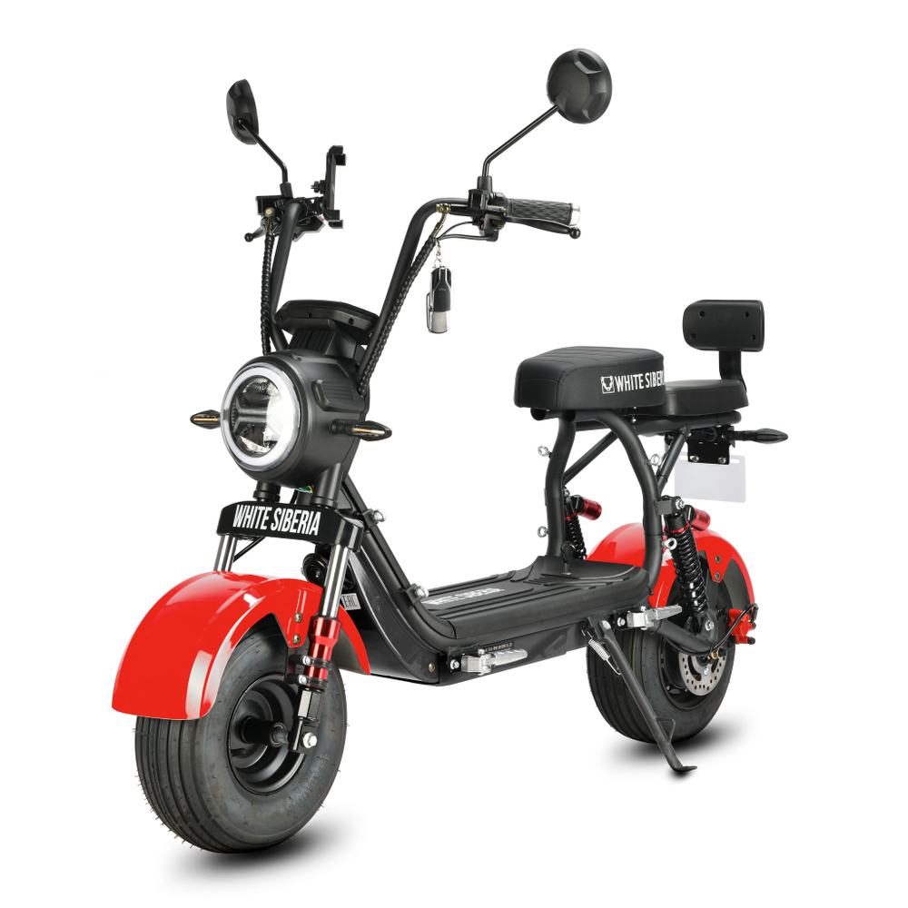 Электроскутер White Siberia MINI R 3.0 Красный