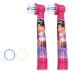 Oral-B, Kids, сменные насадки-щетки, очень мягкие, для детей от 3 лет, Disney Princess, 2 насадки-щетки