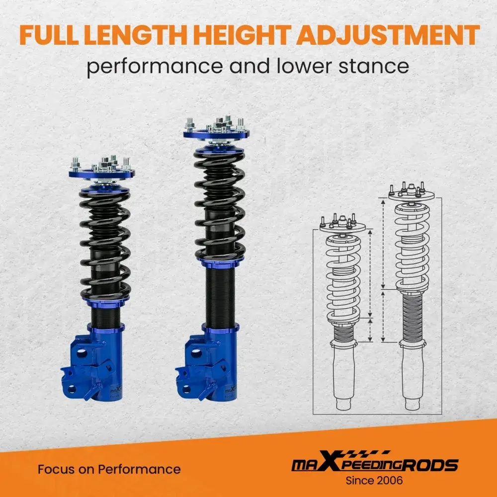 Комплект для автомобиля Honda CivicSi 2006-2011 Maxpeedingrods Shock Absorbers Front and Rear Coilover Suspension Kit lowering kit