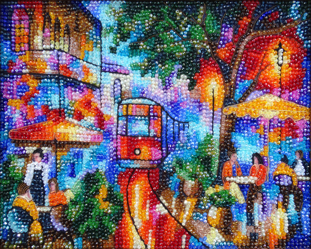 С-11 Набор для вышивания хрустальными камнями Магия старины