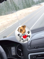 Подвеска в машину - Джек-рассел-терьер