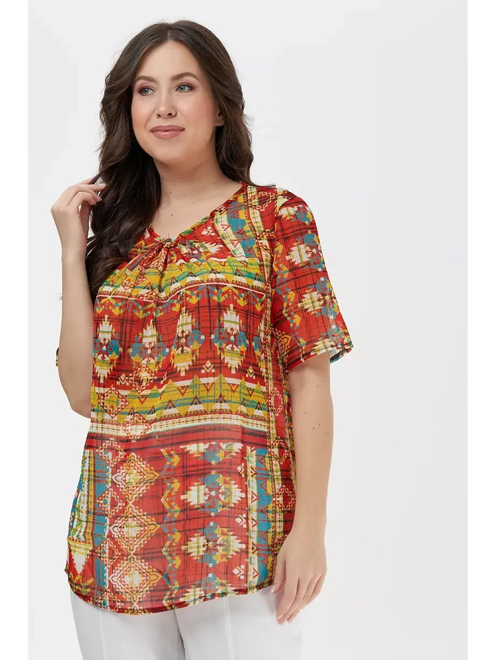 Блузка летняя шифоновая