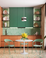 Стул Eila с подушкой пластик зеленый