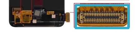 Realme Narzo 60 5G 
(RMX3750)/ FPC коннектор дисплея (на шлейфе) (ORIG)