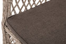 "Эспрессо-80 L" обеденная группа плетеная, цвет бежевый