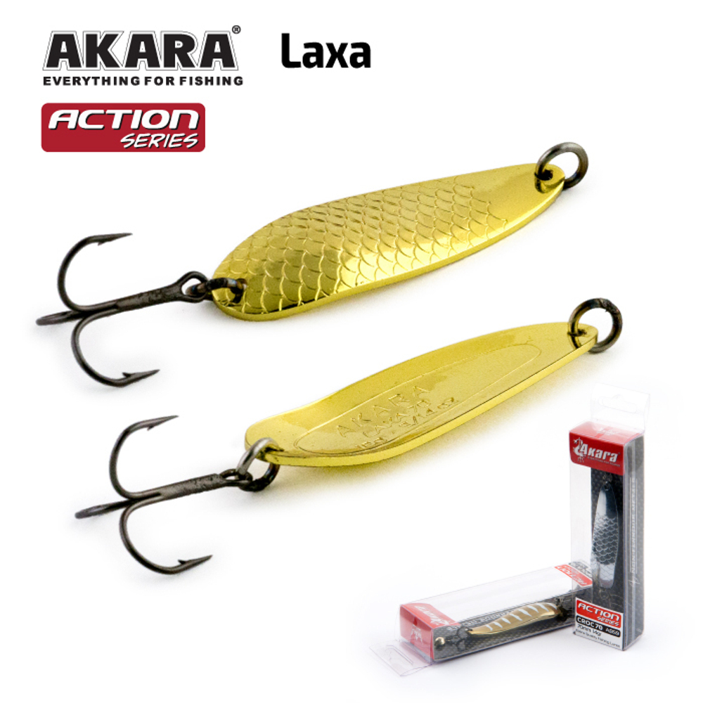 Блесна колебалка Akara Action Series Laxa 60 17 гр. 7/13 oz. Go