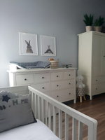 IKEA Комод КЫМОР 3 ящика, HEMNES 108*95*50, коричневый, Кымор (Хемнэс Икеа)