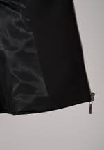 Жилет на молнии черный