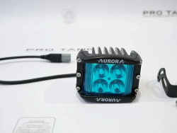 Фара Aurora ALO-2-P4E15D1 3×4″ Spot + Side Shooter, дальний белый свет, 40 Вт