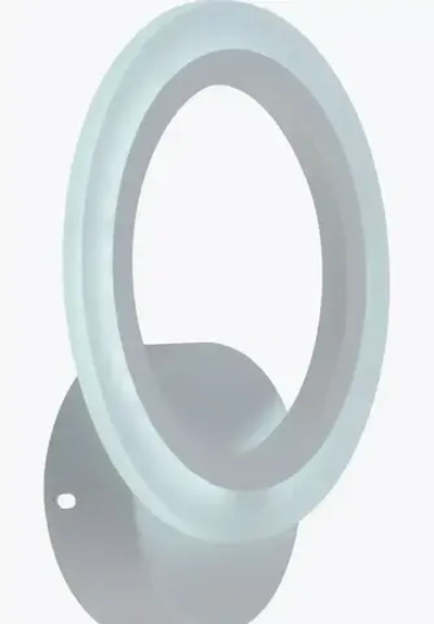 Бра, настенный светодиодный светильник белый, круглый 8449/1 WH, 14Вт 3кв.м. 1601