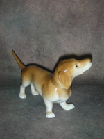 Статуэтка. Фарфор. Собака Такса. Royal DUX. Чехословакия