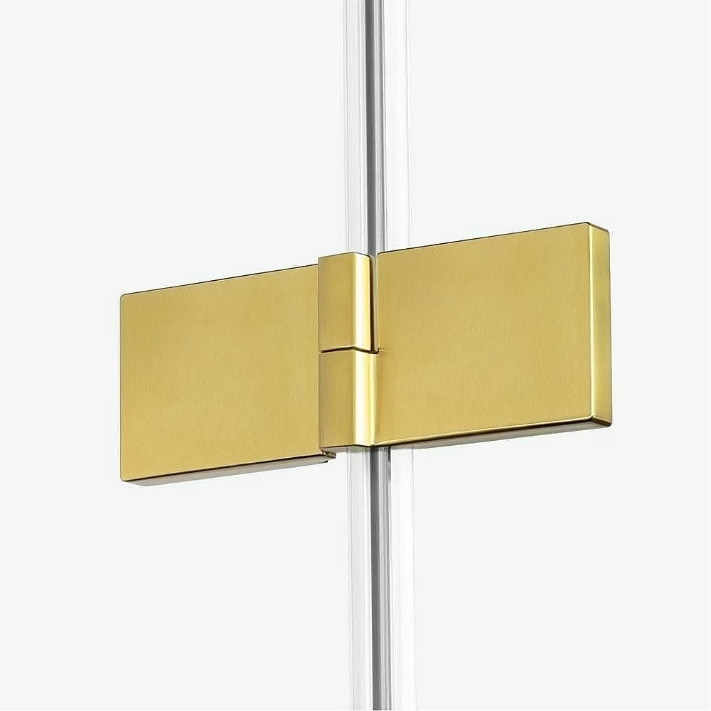 Душевой уголок NEW TRENDY AVEXA GOLD BRUSHED 120x90 стекло прозрачное/профиль золото