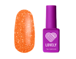 Гель-лак со светоотражающими частицами Lovely, оттенок папайи, 7 ml