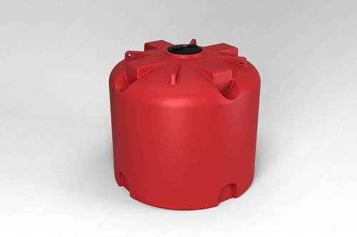 Емкость для КАС ЭкоПром TR 5000 л. вертикальная транспортная (200x200x188см;красный) - арт.555364