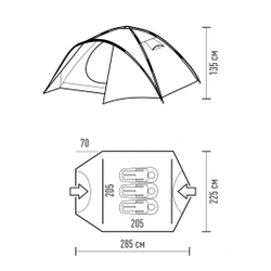 ПАЛАТКА TALBERG ALPINE EXPEDITION AUTO