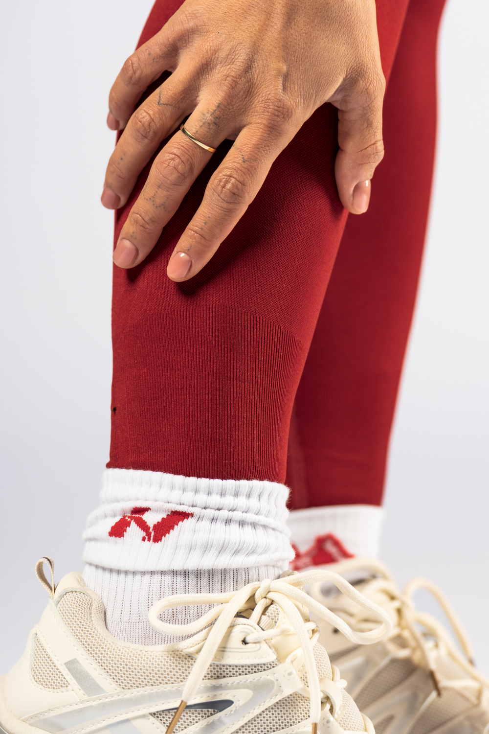 Леггинсы High-Waist Push-Up Leggings POWER 888 RED