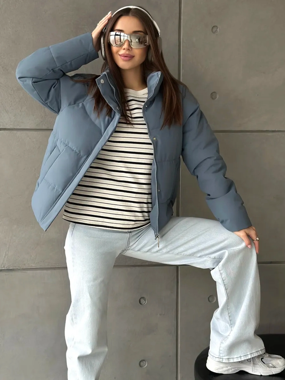 Куртка осенняя короткая без капюшона