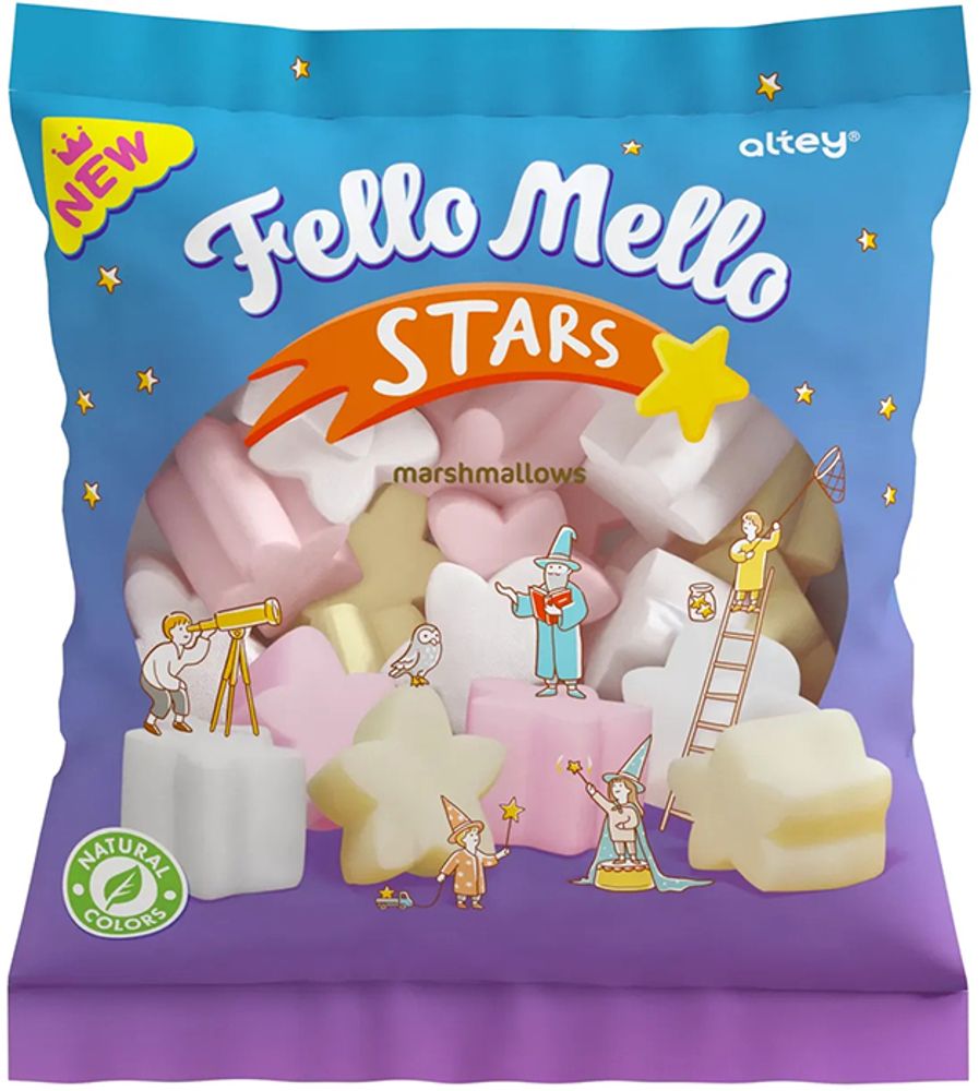 Маршмеллоу Fello Mello Stars 85г