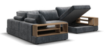 П-образный диван-кровать BOSS MODOOL шенилл Gloss карбон