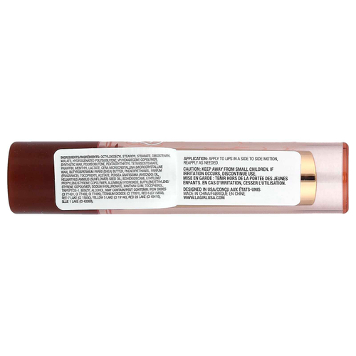 L.A. Girl, прозрачный оттеночный бальзам для губ, GLC602, нюдовый, 2 г (0,07 унции)