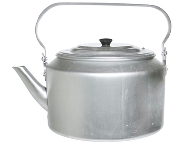 Чайник 5л алюминиевый матовый травленный