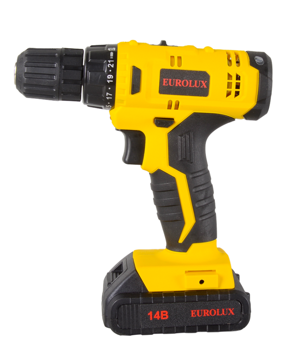 Дрель-шуруповерт Eurolux ДА-14/2Li