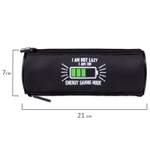Пенал BRAUBERG 3 отделения нейлон 21х7х7 см "Battery" (2 штуки в упаковке)