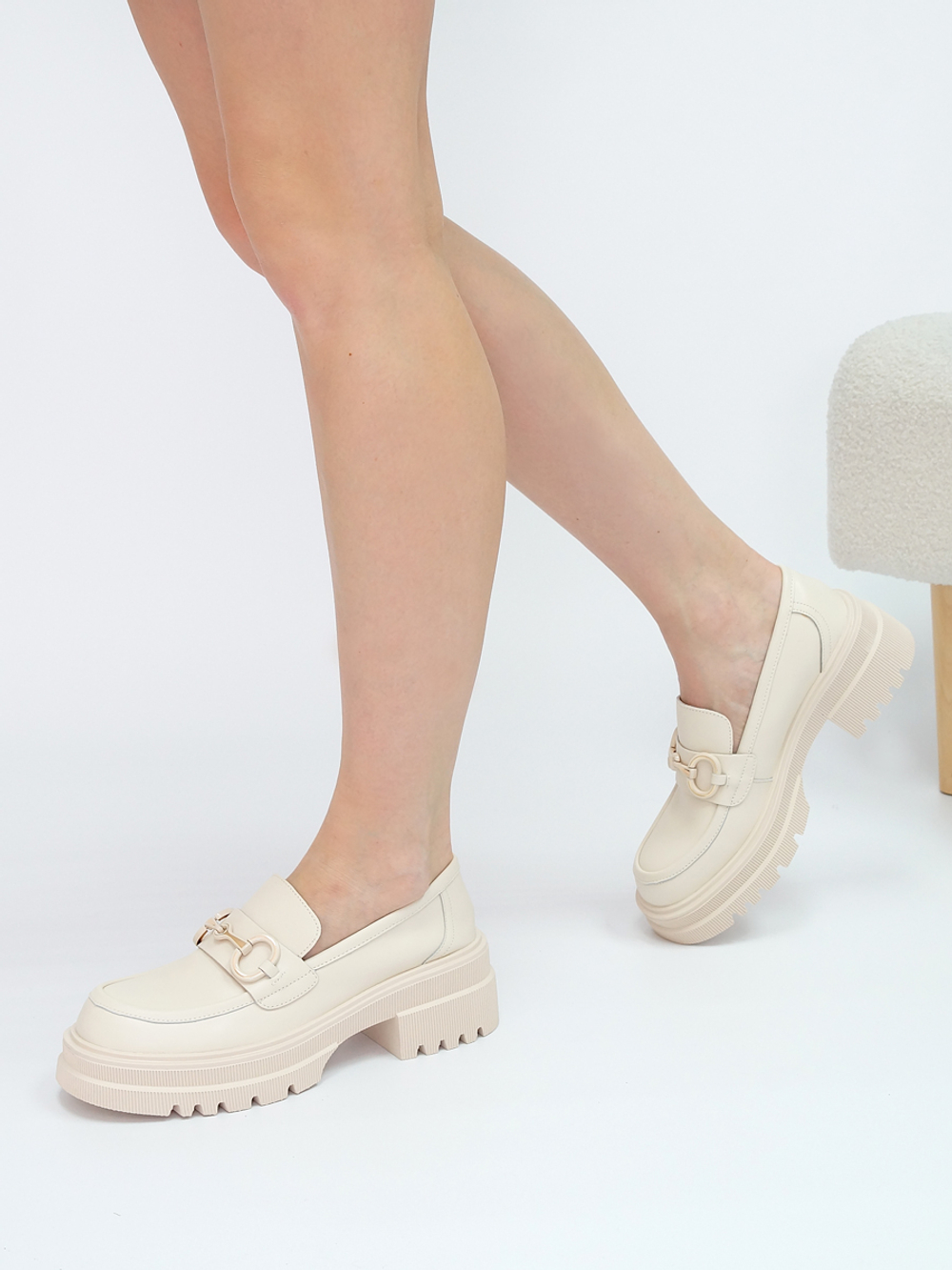 Лоферы женские натуральная кожа