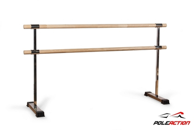 2-х уровневый мобильный  хореографический станок v2.0 (нерж. сталь)