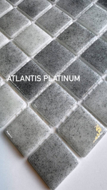 Мозаика стеклянная Atlantis Blue Art/Атлантика живописно-синий (24х24) 315х315х4 мм (шт)