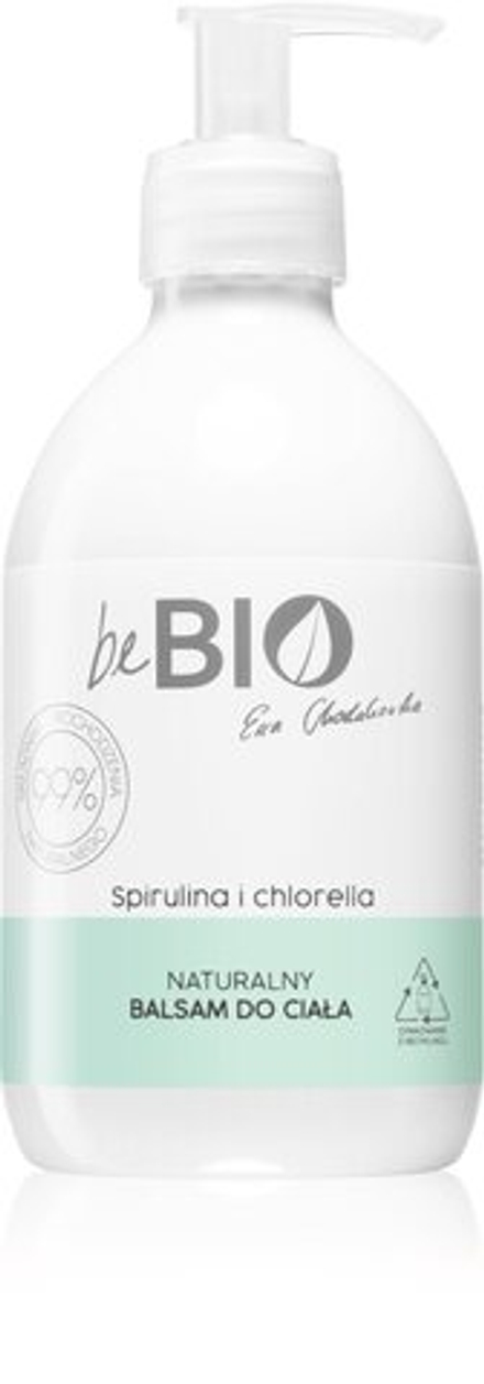 beBIO Spirulina & Chlorella - увлажняющее молочко для тела /   400  ml  / GTIN 5906874025444