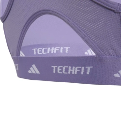 Теннисный бюстгальтер dziewczecy Adidas Techfit Primelift React - magic lilac/white